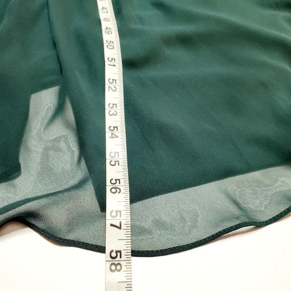 NWT Lovely Adjustable Strap Wrap Bodice Maxi Dress Evergreen Sz 10 - Picture 12 of 15